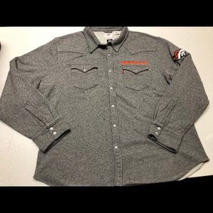 Denver Broncos button up